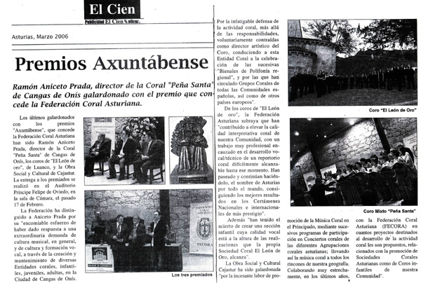 Reseña del evento en EL CIEN del mes de marzo